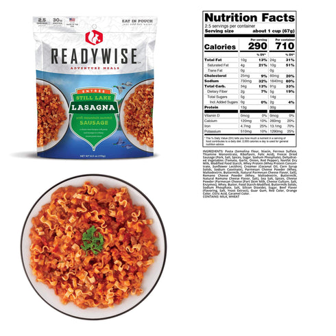 Still Lake Lasagna with Sausage - 6 Pack